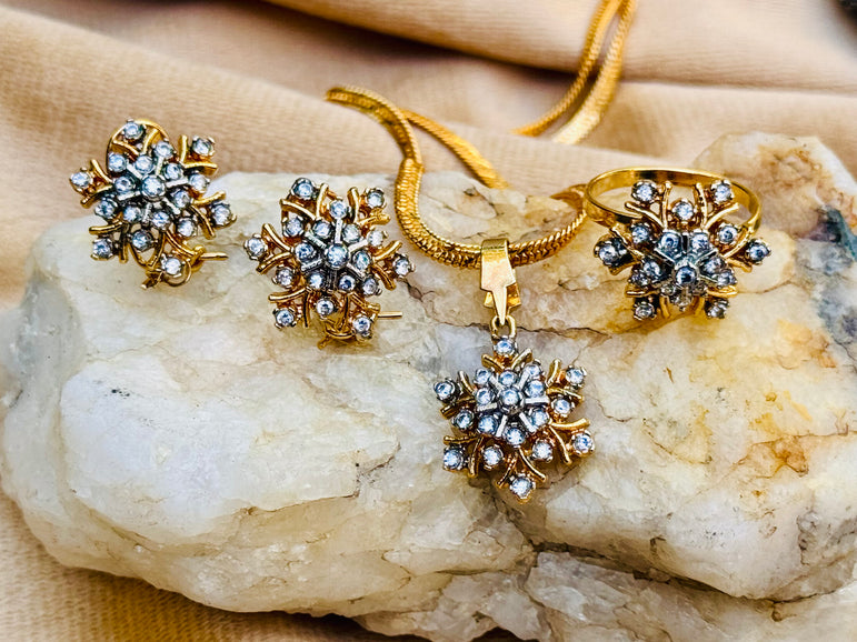 Diamond Cut Zircon Set