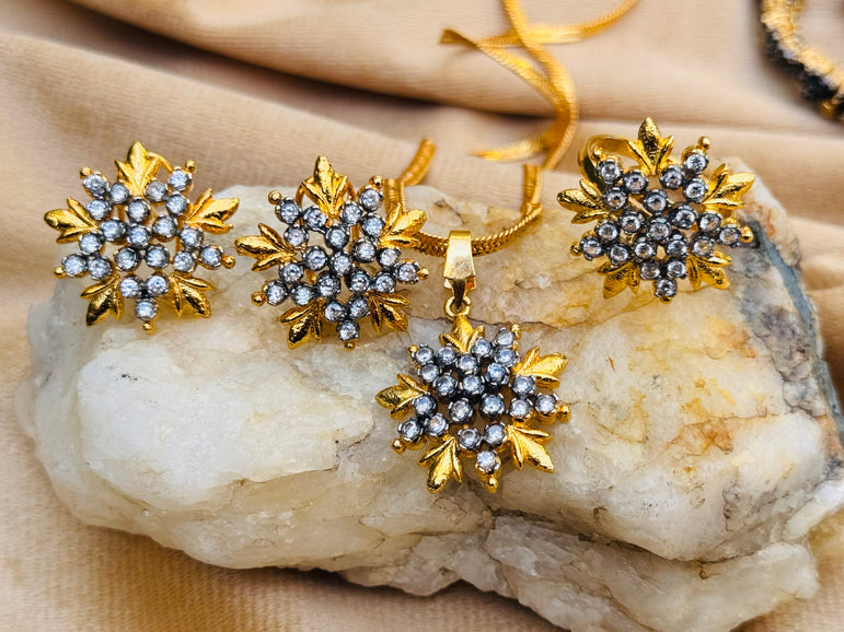 Diamond Cut Zircon Set