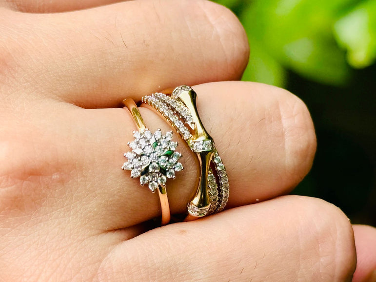 24k goldplated Imported rings