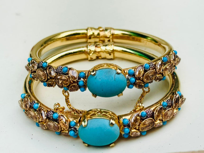 Designer Gold Plated Bangels