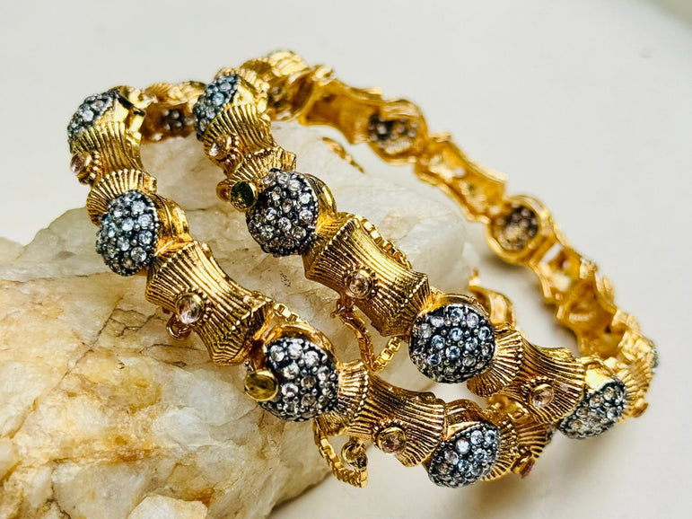 Designer Gold Plated Bangels