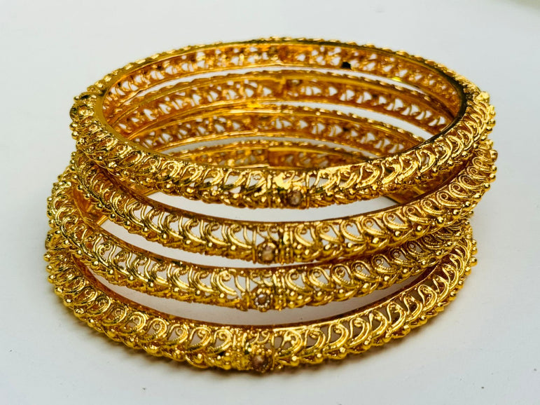 Designer Gold Plated Bangels