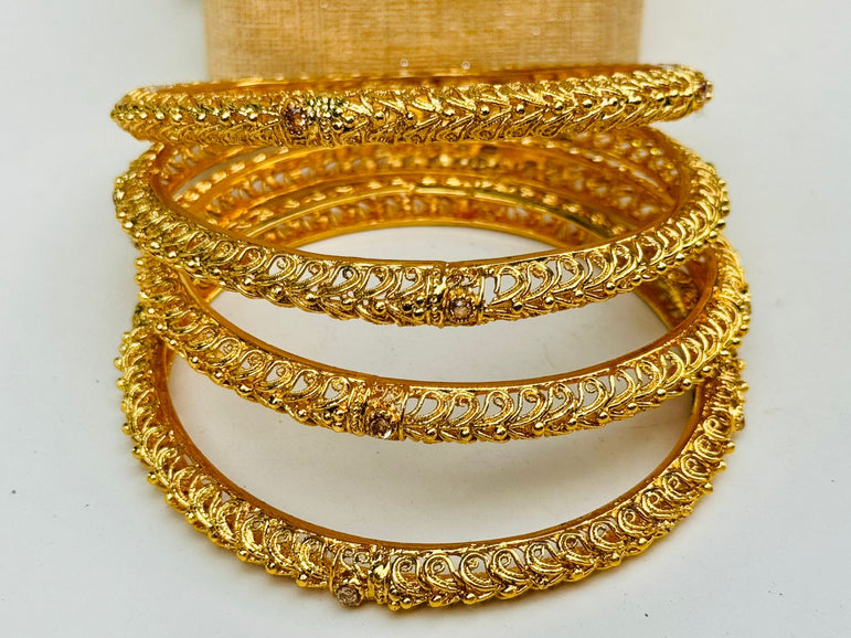 Designer Gold Plated Bangels