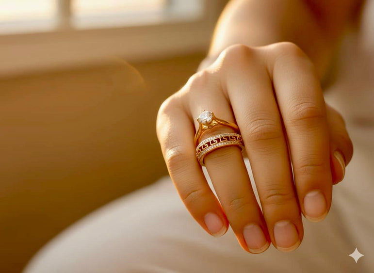 24k gold plated imported rings