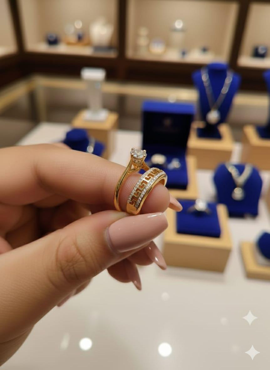 24k gold plated imported rings