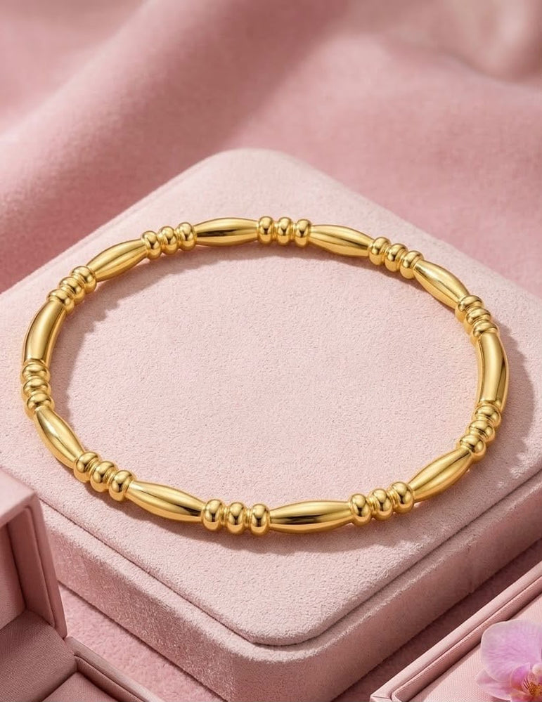 Gold plated imported stainless steel handcuff