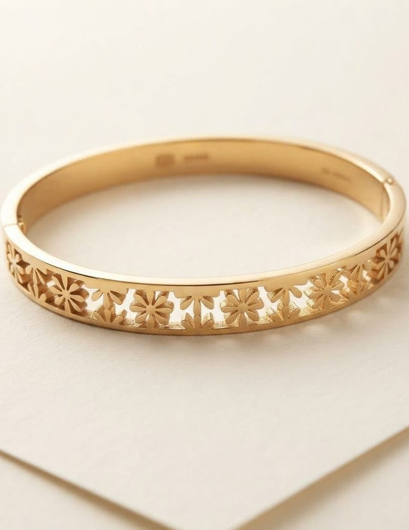 Gold plated imported stainless steel handcuff