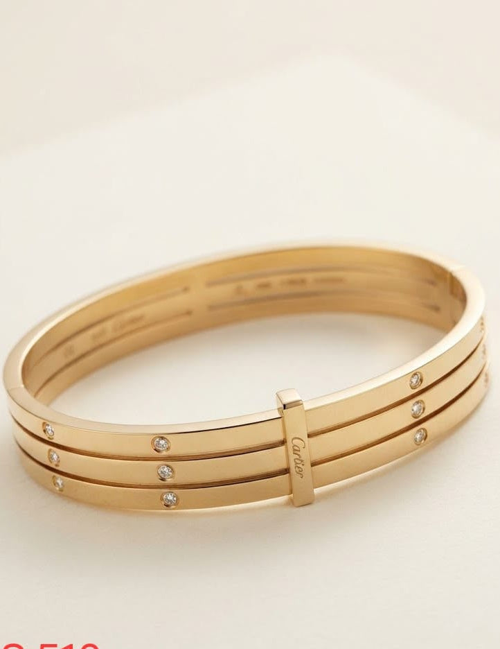 Gold plated imported stainless steel handcuff