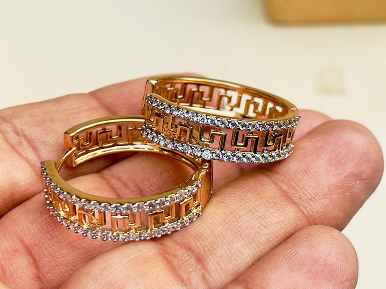 24k Goldplated Imported Branded Earhoops