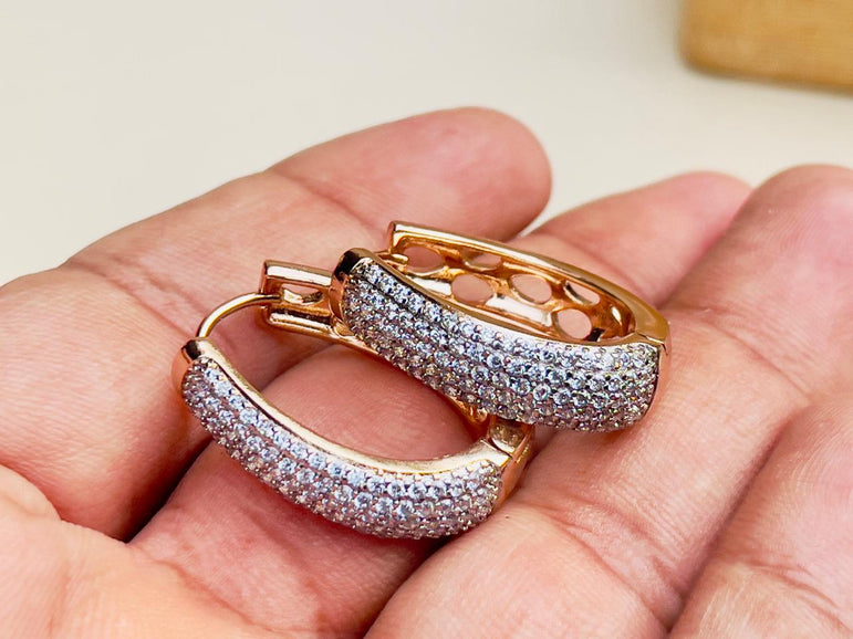 24k Goldplated Imported Branded Earhoops