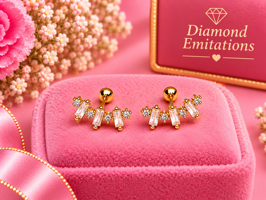 18k Goldplated Earstuds