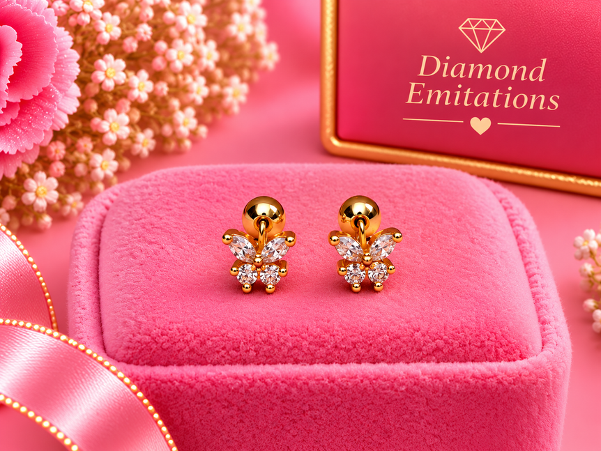 18k Goldplated Earstuds