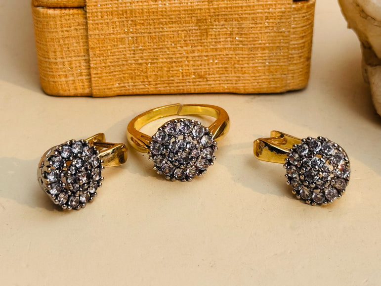 18k Gold Plated Set