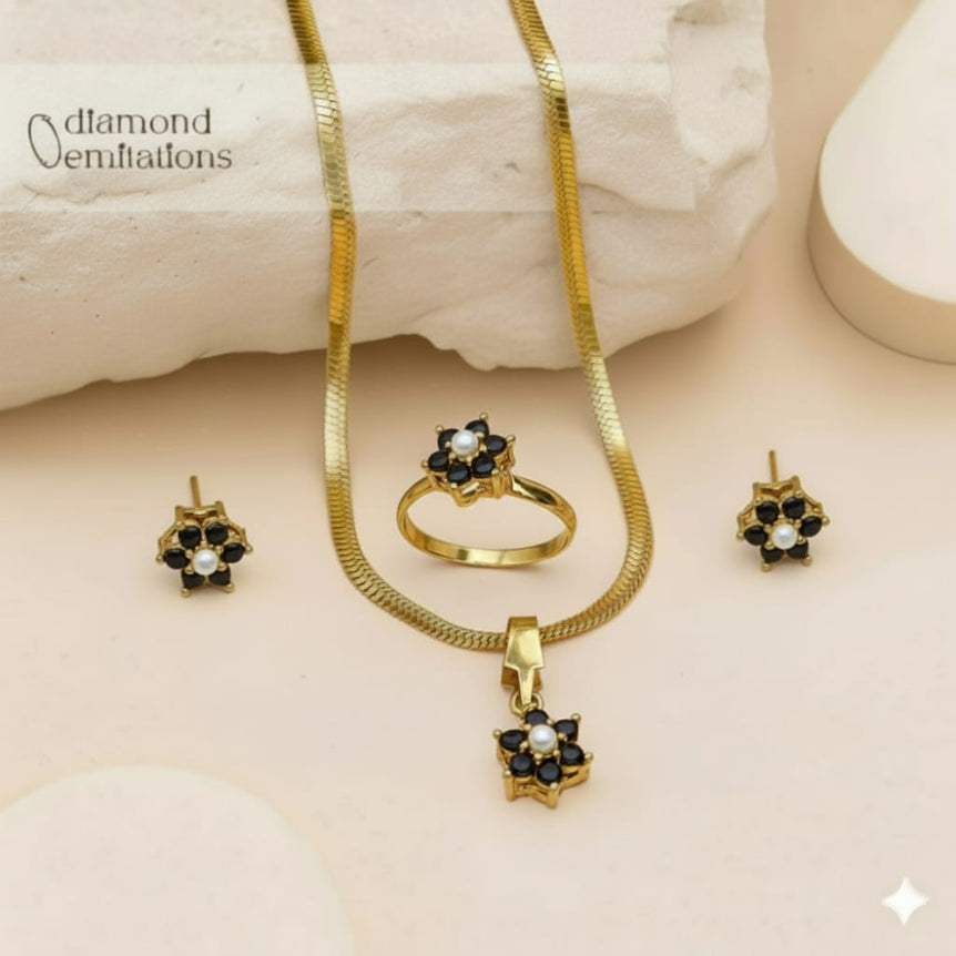 22k Goldplated Pendent Set