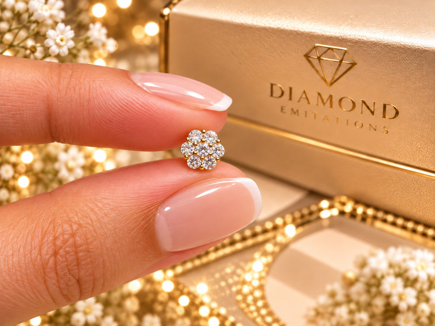 18 karat gold plated imported nosepin