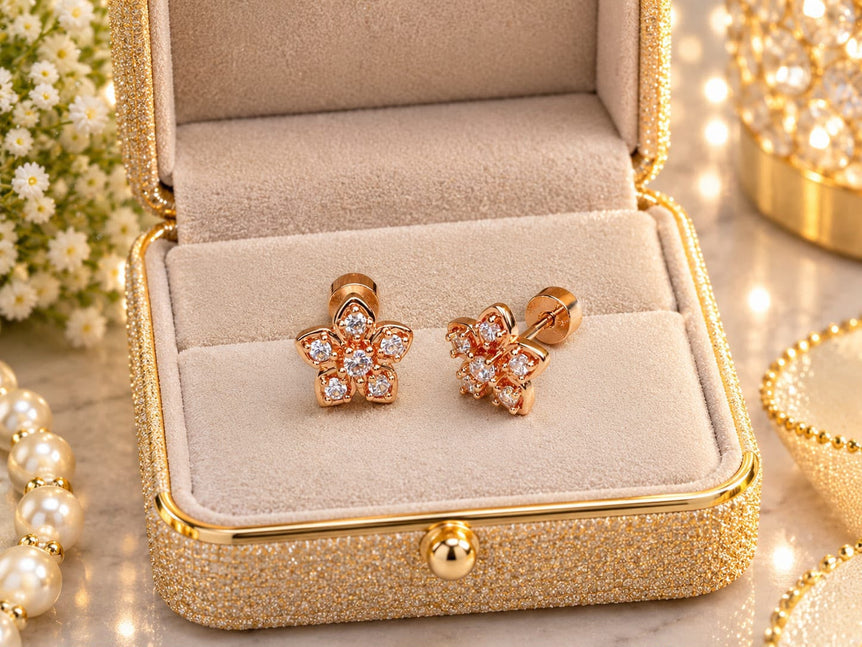 18k Goldplated Earstuds