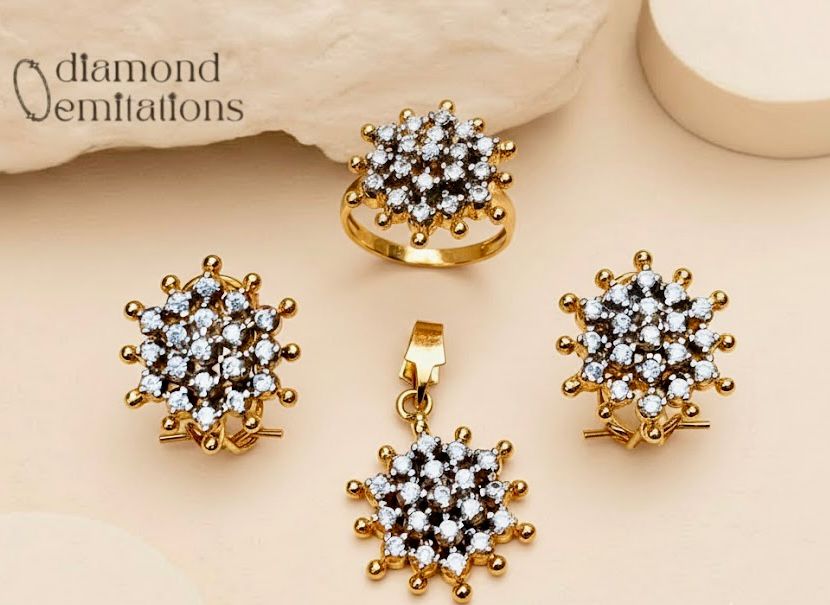 Diamond Cut Zircon Set