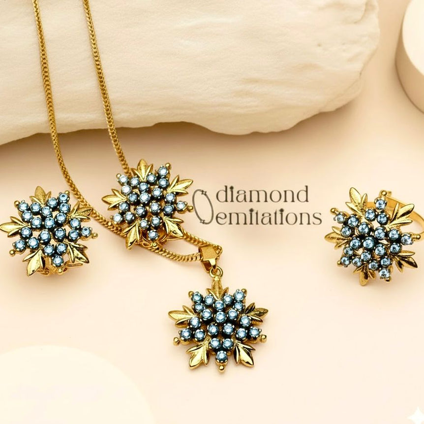 Diamond Cut Zircon Set