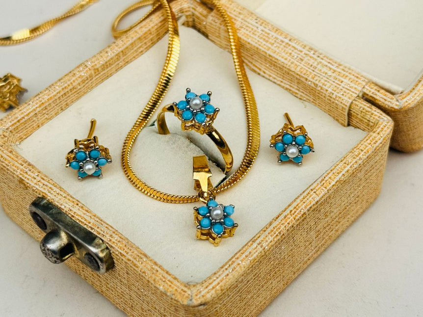 22k Goldplated Pendent Set