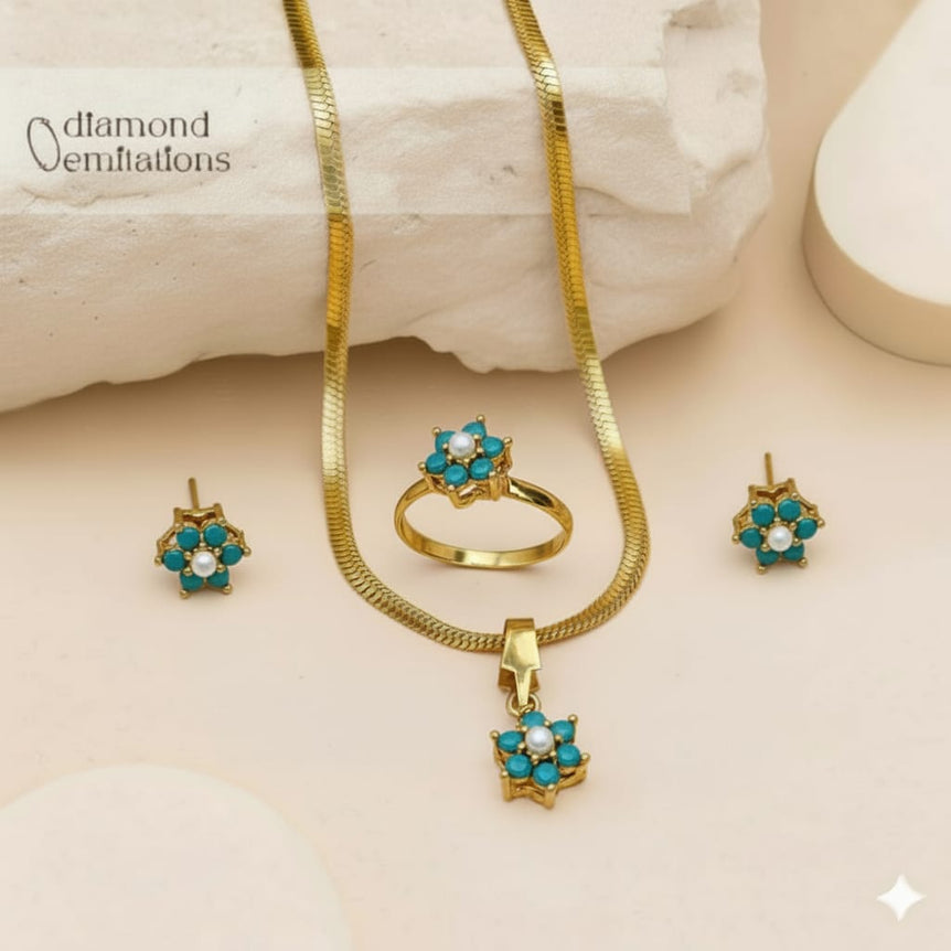 22k Goldplated Pendent Set