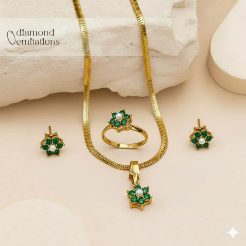 22k Goldplated Pendent Set