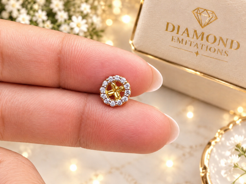 18 karat gold plated imported nosepin
