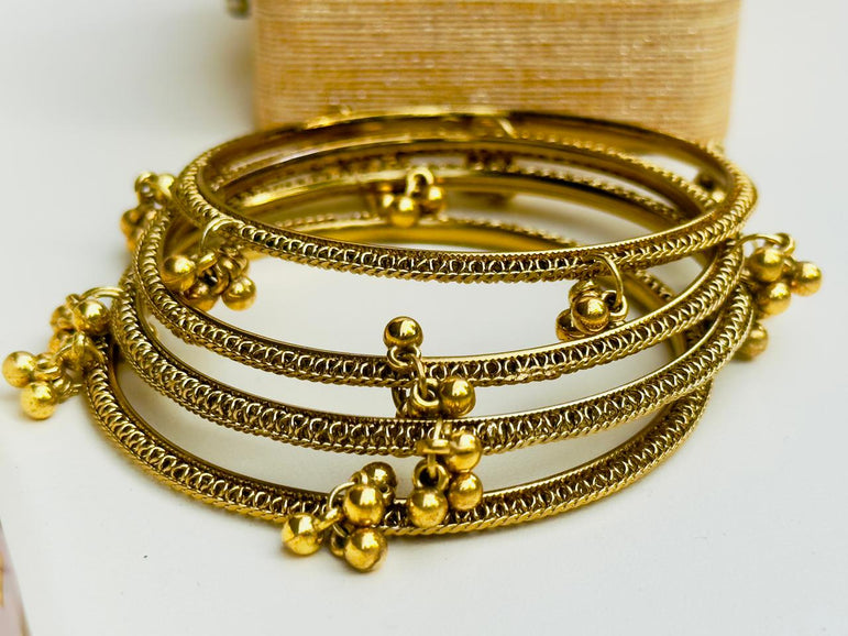 Designer Gold Plated Bangels