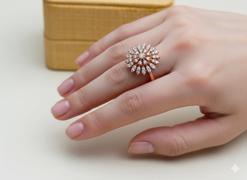 24k goldplated imported rings