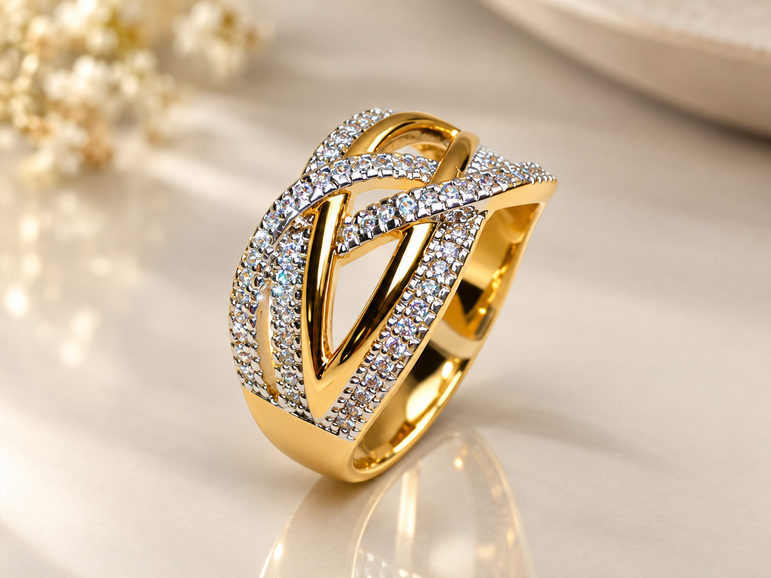 24k gold plated imported ring