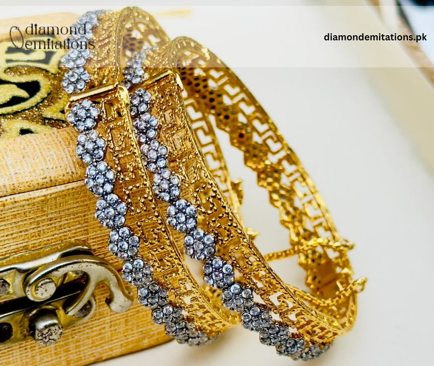 22k diamond cut karaa