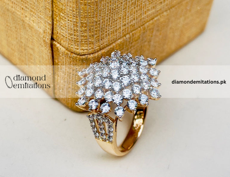 24k Gold Plated Branded Ring
