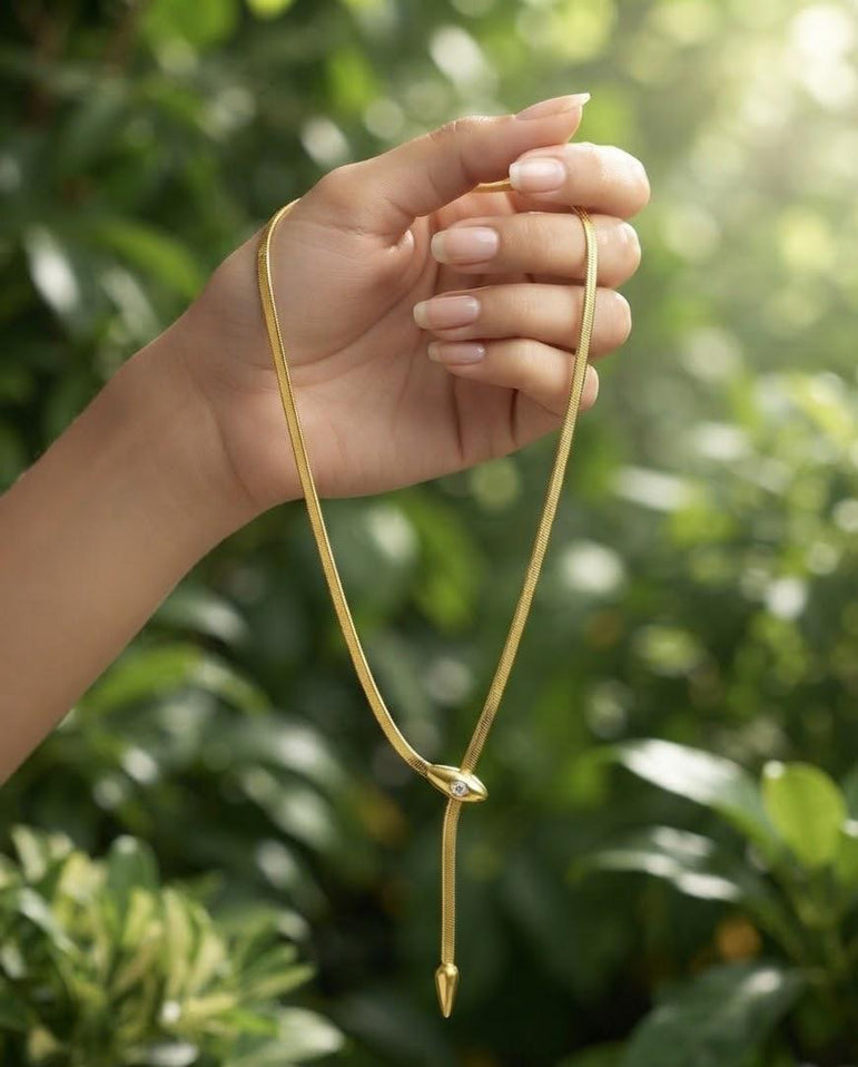 Goldplated Imported snake style chain