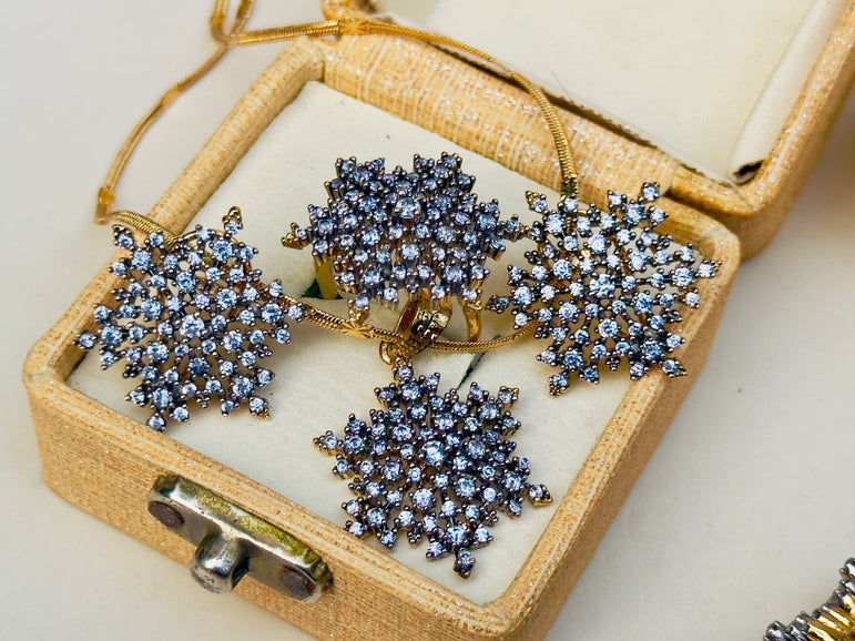 Goldplated Zircon Set