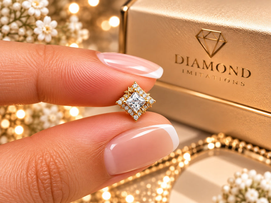 18 karat gold plated imported nosepin