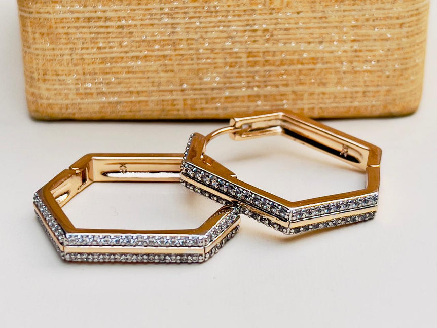 24k Goldplated Imported Branded Earhoops