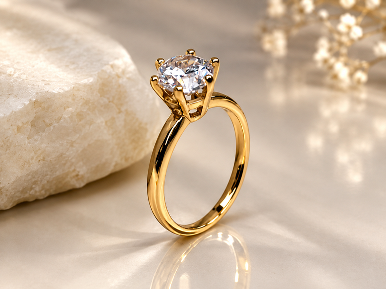 24k gold plated imported ring