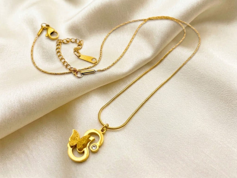 Goldplated Imported Chain and locket
