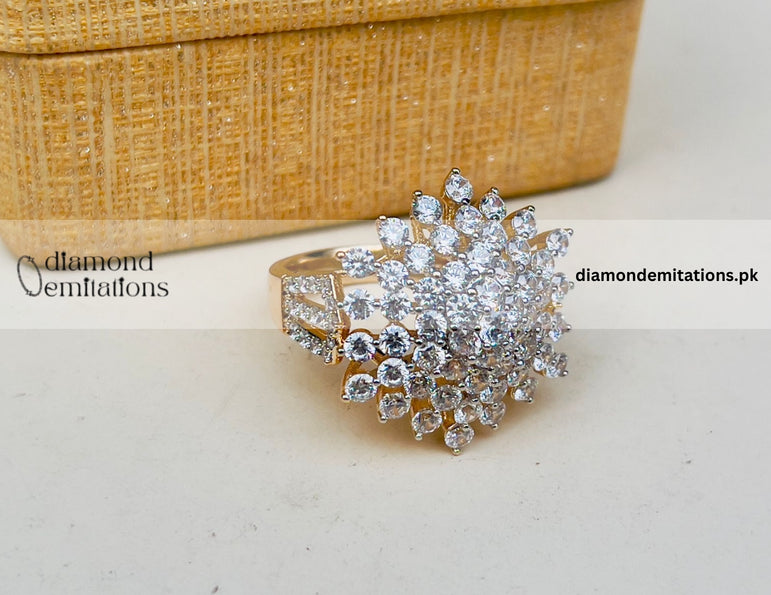 24k Gold Plated Branded Ring