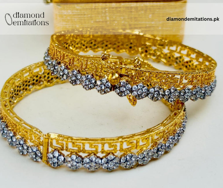 22k diamond cut karaa