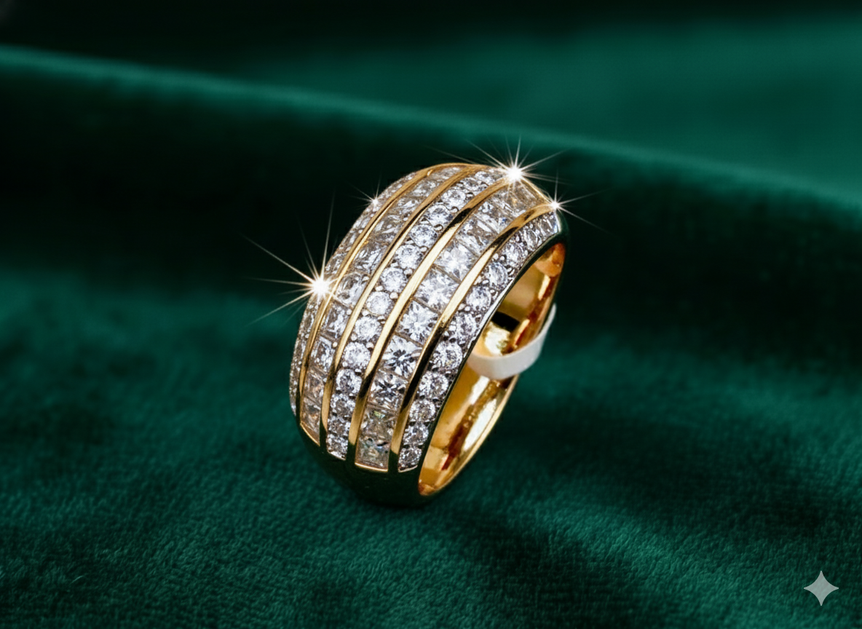 24k goldplated Imported rings