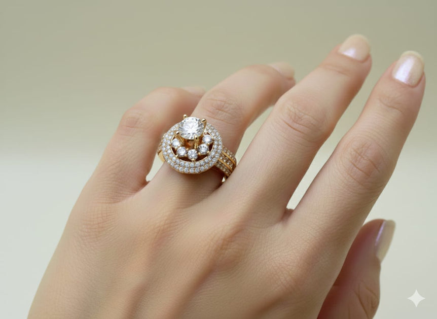 24k gold plated imported ring