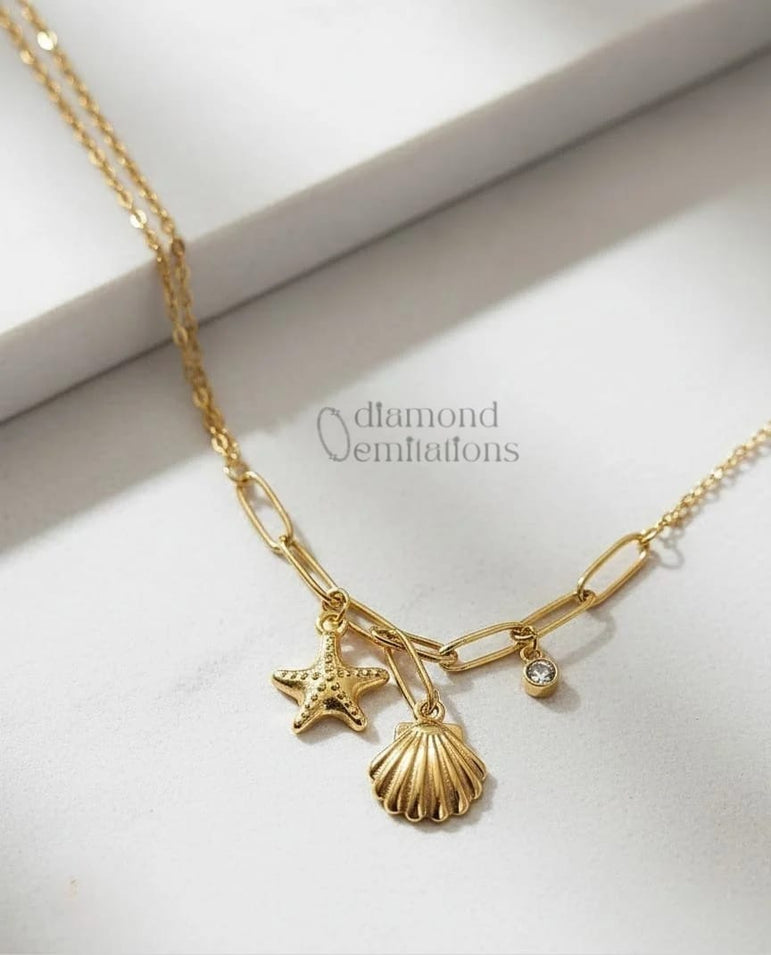 Goldplated Imported Chains and locket