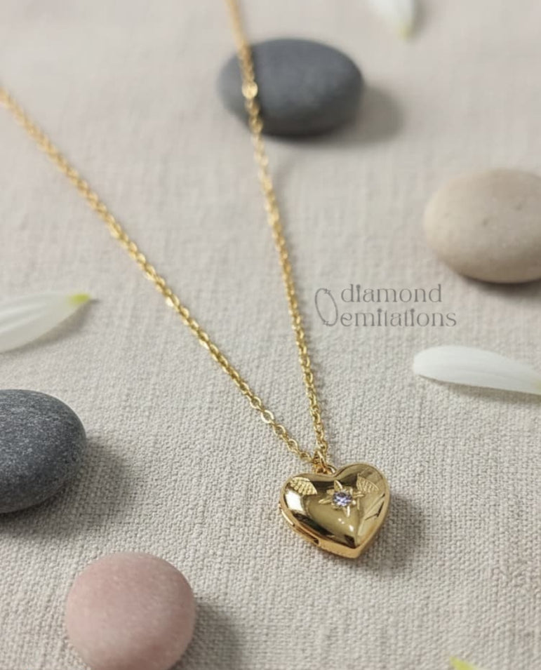 Goldplated Imported Chain and locket