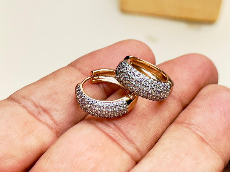 24k Goldplated Imported Branded Earhoops