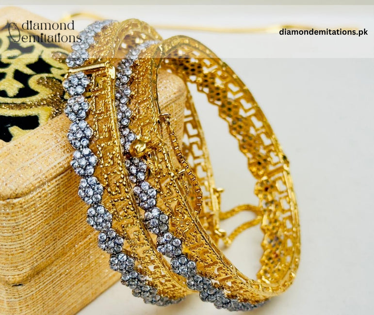22k diamond cut karaa