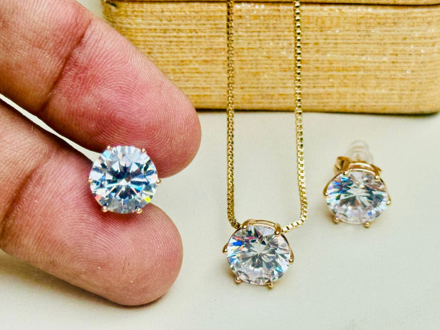 22k Gold Plated Imported Pendant Set