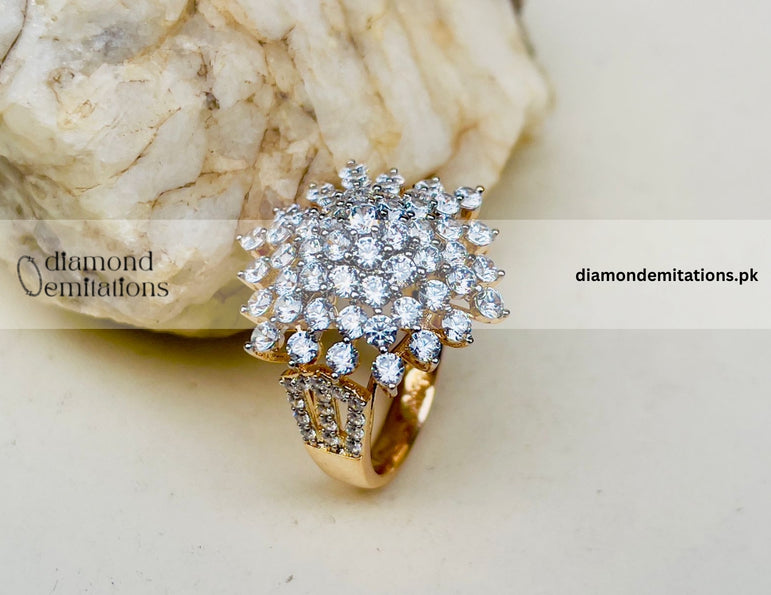24k Gold Plated Branded Ring