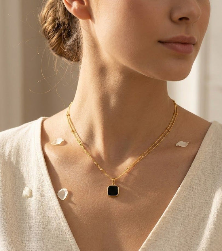 Goldplated Imported Chain and locket