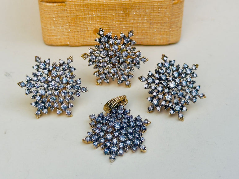 Goldplated Zircon Set