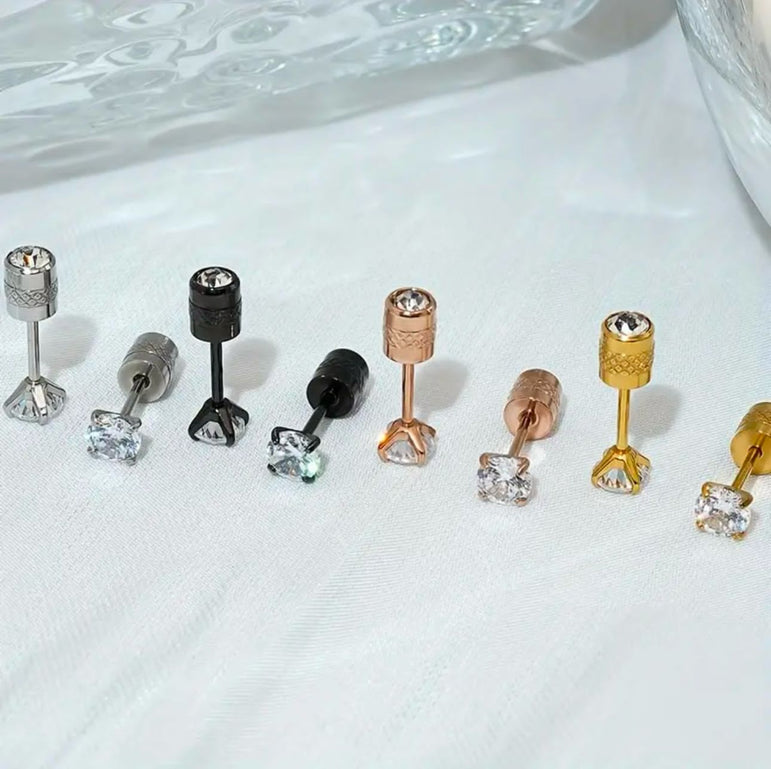 Zircon Earstuds